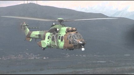 HELIKOPTERET E MINISTRISE SE MBROJTJES ALARMOJNE GARDEN E REPUBLIKES