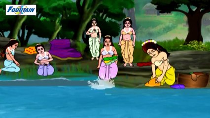 Bal Ganesh - Ganesha Blesses Chitraratha Gandarva From Recarnation Of Crocodile - Kannada -  (720p)