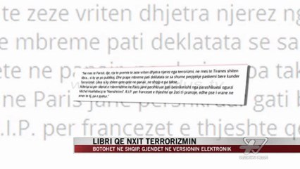 Libri që nxit terrorizmin - News, Lajme - Vizion Plus