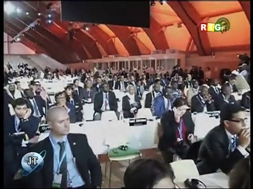 JT 20H de la RTG  sur la COP21 du 1er décembre 2015