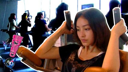Natasha Wilona Fitnes Untuk Jaga Stamina - Cumicam 02 Desember 2015