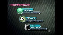 Palmeiras e Santos decidem o título da Copa do Brasil
