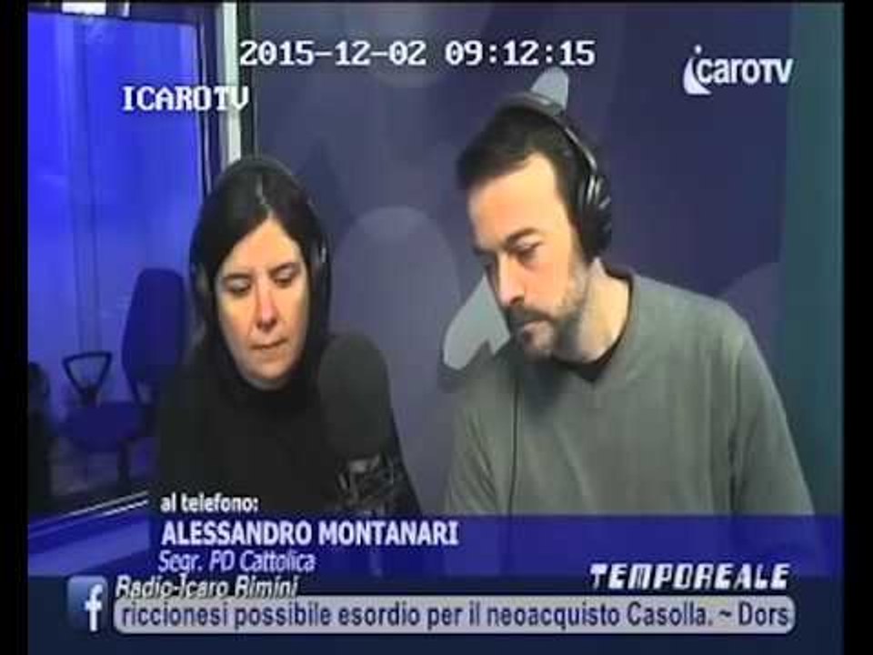 Amministrative a Cattolica. A Tempo Reale il segr. del Pd Alessandro Montanari