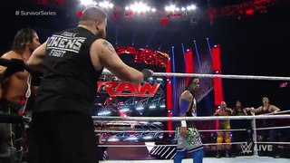 Team Reigns vs. Team Rollins - 5-on-5 Survivor Series Elimination Match  Raw, Nov. 2, 2015
