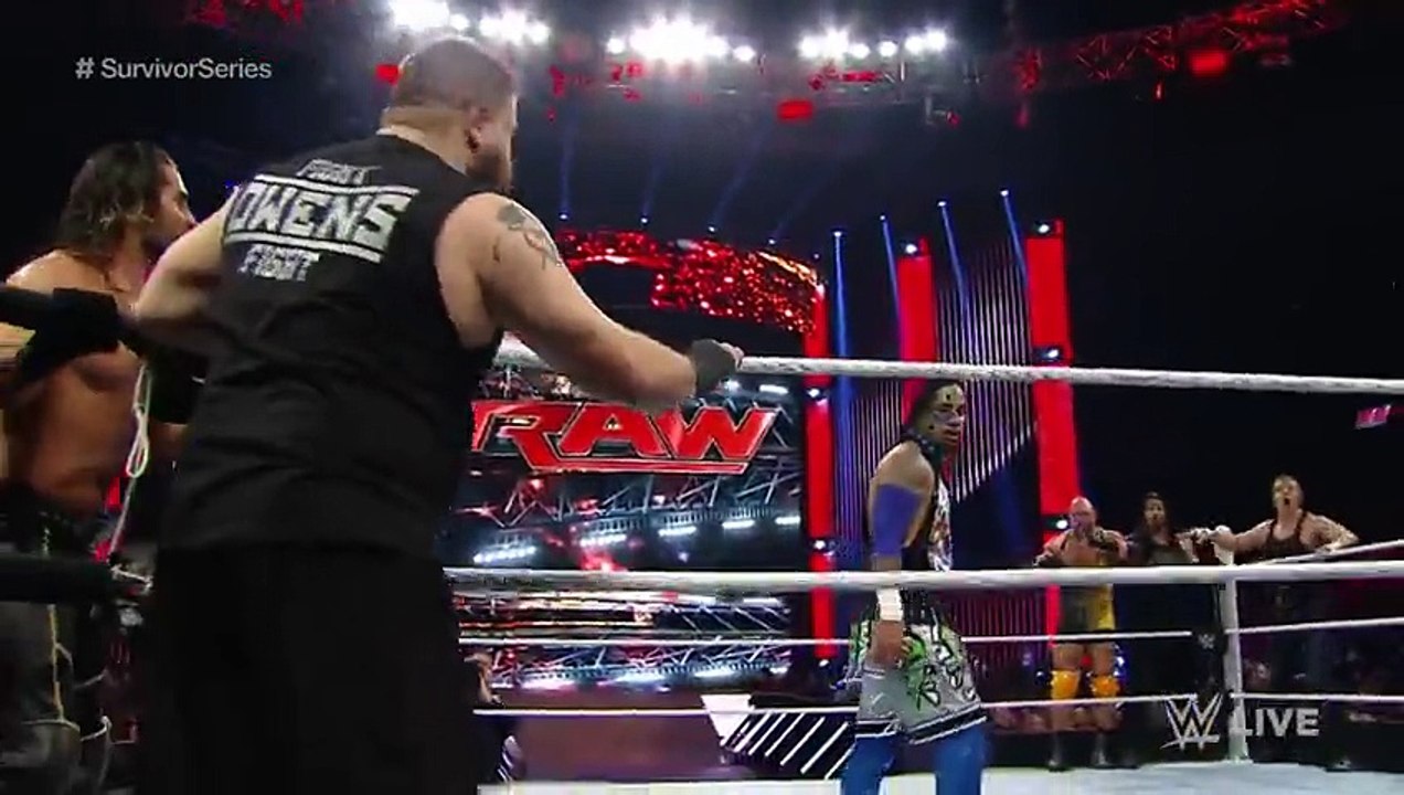 Team Reigns vs. Team Rollins - 5-on-5 Survivor Series Elimination Match  Raw, Nov. 2, 2015