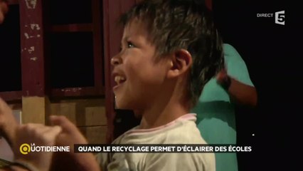 Quand le recyclage permet d’éclairer des écoles