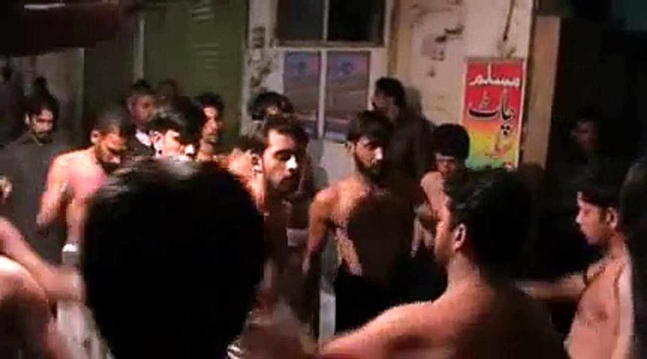 24 Moh 2015 Haripur Jaloos Taboot Imam Sajjad a.s Main Bazar To Jaffari House Clip2