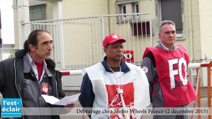 Débrayage chez Mefro Wheels France à La Chapelle-Saint-Luc