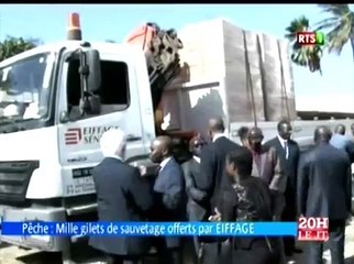 Mille gilets de sauvetage offerts par EIFFAGE