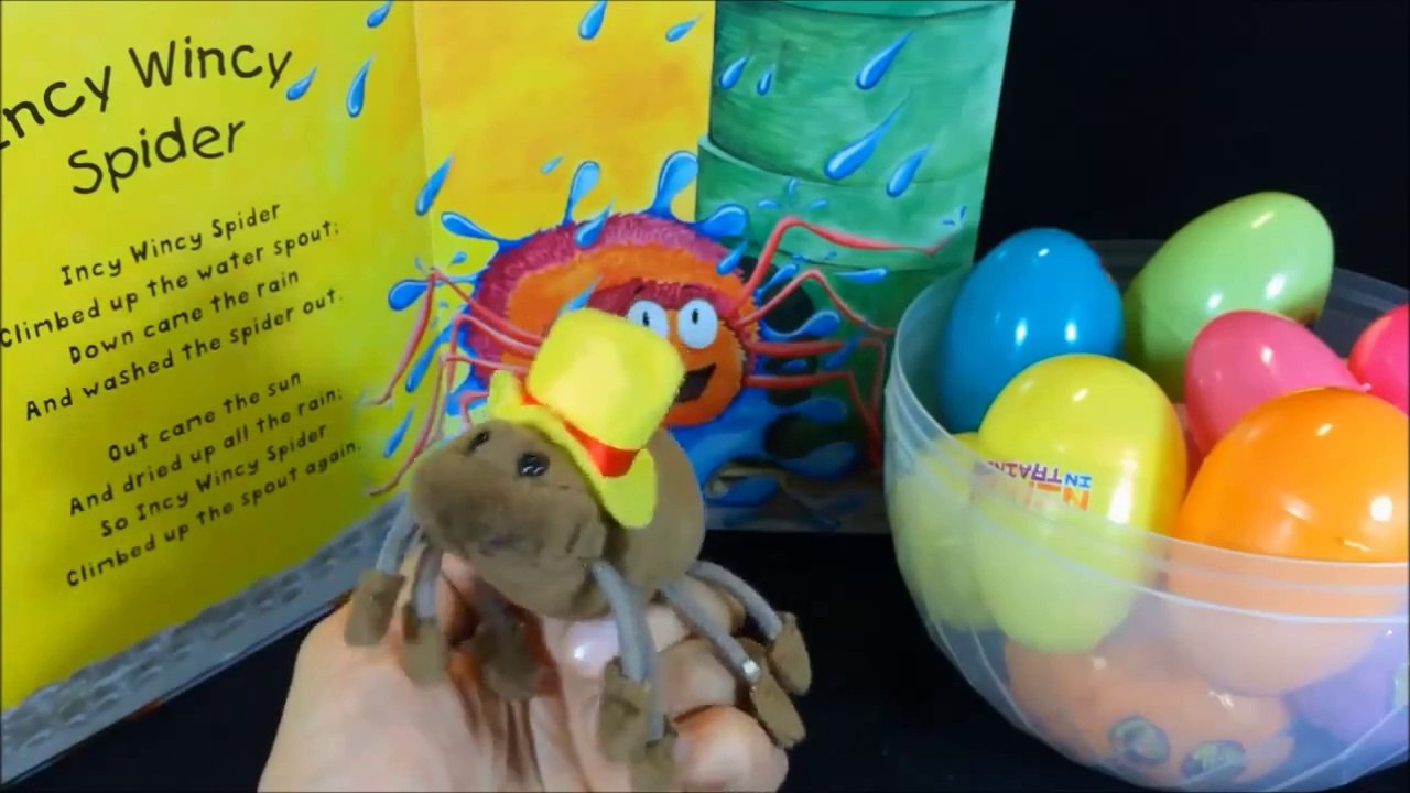 comptine pour enfants en anglais Incy Wincy Spider Nursery Rhymes with toys and surprise egg Incy Wincy Spider |  Nursery Rhymes with toys and surprise egg