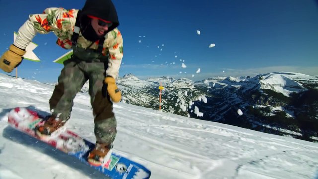 Course de Snowboard juste dingue - One Run through Peace Park 2015