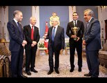 فيديو صور إستقبال رئيس الجمهرية للنجم الساحلي في قصر قرطاج