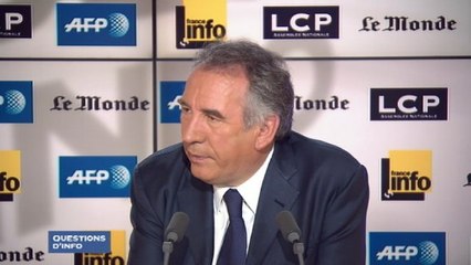 Bayrou : "Mes proches s'engageront au côté d'Alain Juppé"