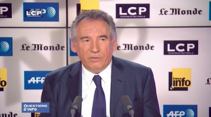 Questions d’info : François Bayrou, président du MoDem