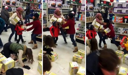 Woman Steals From Kid On Black Friday