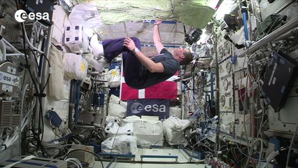 Andreas Mogensen's Columbus space laboratory tour