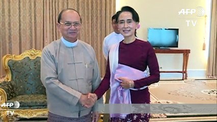 Descargar video: Birmanie: Suu Kyi rencontre le président Thein Sein