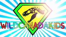 Dinosaur Cartoon! Dinosaur Cartoon for Kids! Superhero Dinosaurs! WildCanadaKids_ By nafelix.com