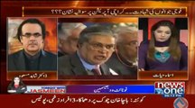 Shahid Masood bashes Ishaq Dar in live show and reveals why he want to privatize steel mill