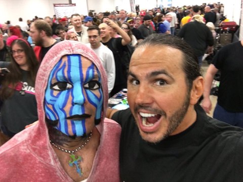 Delz At Wrestlecade 2015 W/ Harlem Heat,Hardy Boyz,Jimmy Hart, Ricky Steamboat ,Bobby Heenan & More