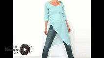 Cours de couture - Apprendre à coudre une tunique asymétrique - Tuto couture