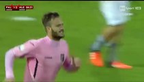 Palermo-Alessandria 2-3 gol Alberto Gilardino (02-12-2015) Coppa Italia 2015-2016