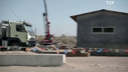 After Jean Claude Van Damme, this little girl is the new Volvo Truck star!
