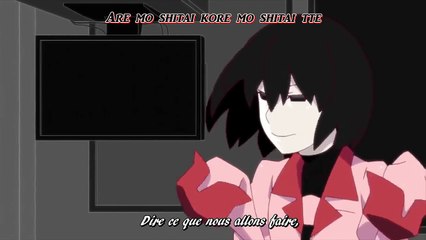 Owarimonogatari opening 1 vostfr [Decent black ]
