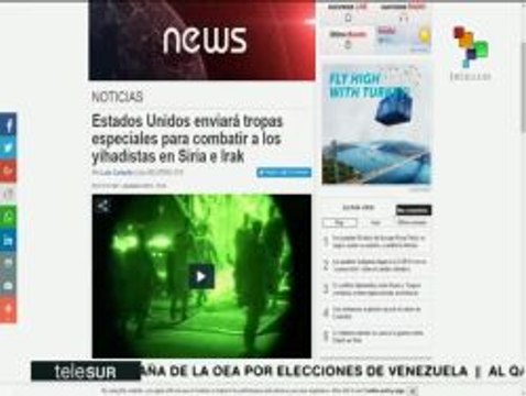 EE.UU. enviará tropas a Siria e Irak para combatir a ISIS