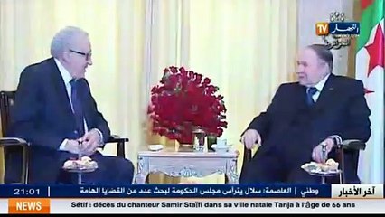 Le président Bouteflika reçoit Lakhdar Brahimi