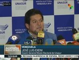 Venezuela: Unasur acompañará elección del 6D en 11 estados
