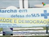 Brasil: rechazan intentos privatizadores del Sistema Único de Salud