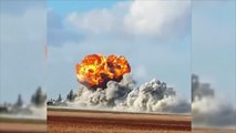 قصف روسي يستهدف مراكز الحبوب والأفران بريف إدلب