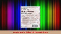 Andersons Atlas of Hematology PDF