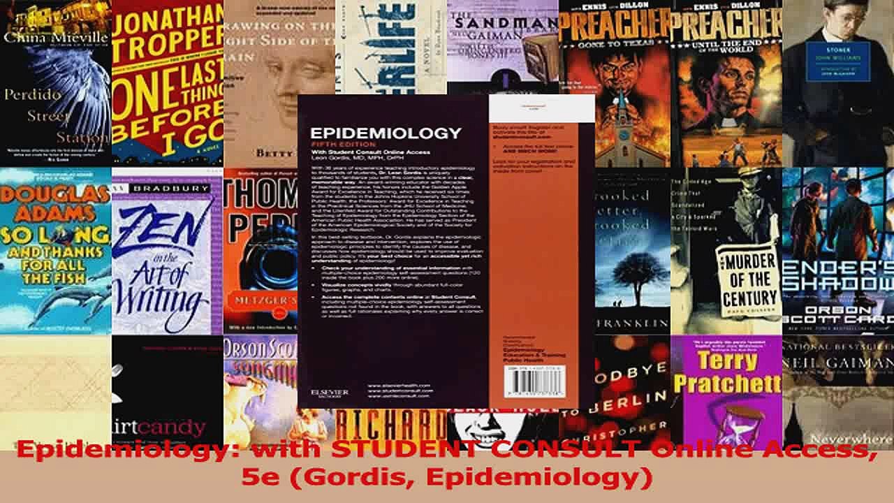 Epidemiology with STUDENT CONSULT Online Access 5e Gordis Epidemiology PDF