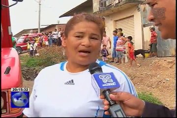Crónica Viva – Incendio junto a cilindros de gas almacenados