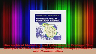 Download  Hierarchical Modeling and Inference in Ecology The Analysis of Data from Populations Ebook Online