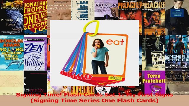 Signing Time Flash Cards Set 1 My First Signs Signing Time Series One Flash Cards Read Online