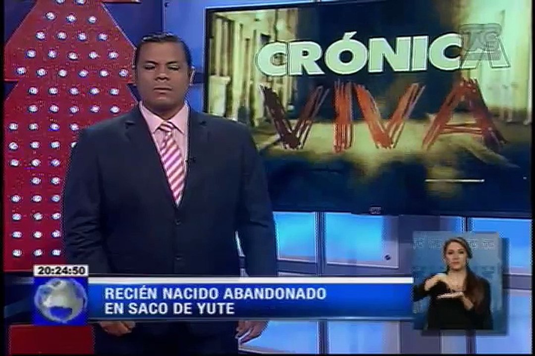 Crónica Viva – Recién nacido abandonado en saco de yute