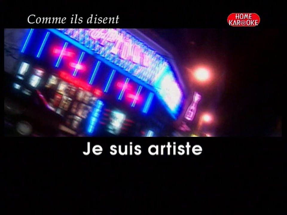 KARAOKE CHARLES AZNAVOUR - Comme ils disent