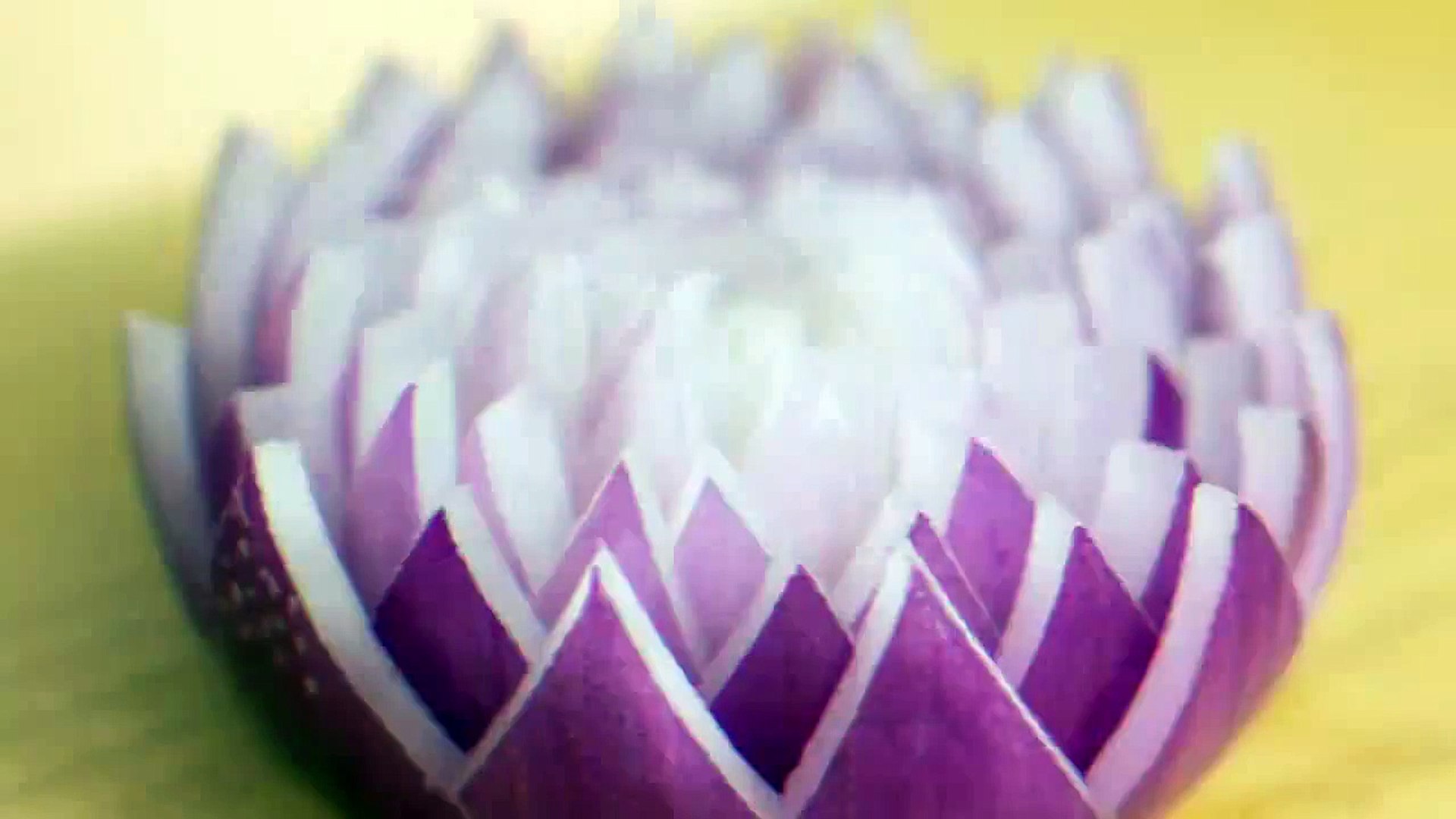 超美的紫洋葱花 作法很简单 快学起来吧 Video Dailymotion