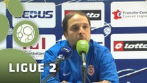 Conférence de presse FC Sochaux-Montbéliard - AS Nancy Lorraine (2-2) : Albert CARTIER (FCSM) - Pablo  CORREA (ASNL) - 2015/2016