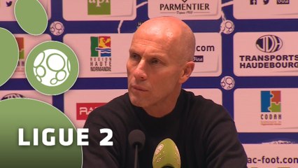 Conférence de presse Havre AC - Evian TG FC (3-2) : Bob BRADLEY (HAC) - Safet SUSIC (EVIAN) - 2015/2016