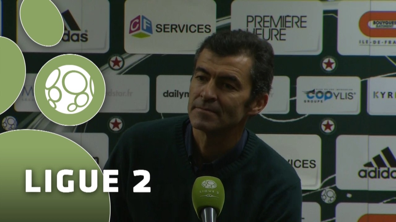 Conférence de presse Red Star  F.C - FC Metz (3-1) : Rui ALMEIDA (RED) - José RIGA (FCM) - 2015/2016