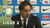 Conférence de presse Tours FC - Clermont Foot (1-1) : Marco SIMONE (TOURS) - Corinne DIACRE (CF63) - 2015/2016