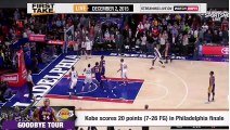 ESPN First Take - Kobe Bryant s Last Performance in Philly Lakers Finale