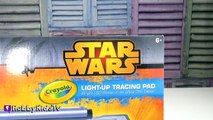 Crayola Star Wars Tracing Pad! HobbySpider   HobbyTiger by HobbyKidsTV