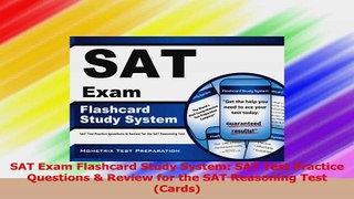 SAT Exam Flashcard Study System SAT Test Practice Questions  Review for the SAT Read Online