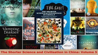 Read  The Shorter Science and Civilisation in China Volume 5 PDF Free