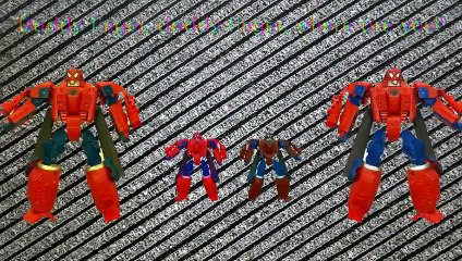 The Transformers Spiderman Finger Family Song Nursery Rhymes Red Transformer Carnage Ninja catoonTV!